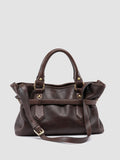 MEG 002 - Dark Brown Leather Handle Bag - 3