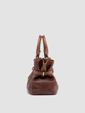 MEG 002 - Dark Brown Leather Handle Bag - 2