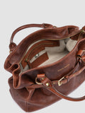 MEG 002 - Dark Brown Leather Handle Bag - 5