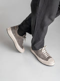 MES 009 Dusty Smoked Green - Green Leather and Suede Low Top Sneakers Men Officine Creative - 6