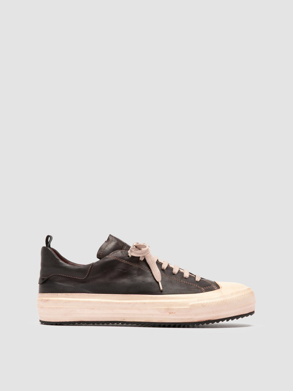 MES DD 001 - Dark Brown Leather Sneakers - 0