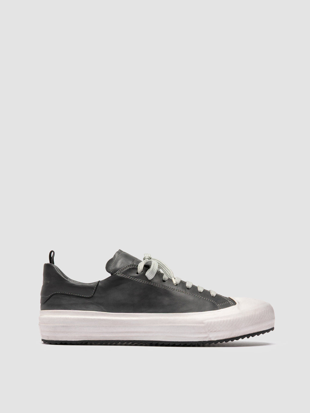 MES DD 001 - Dark Grey Leather  Sneakers - 0