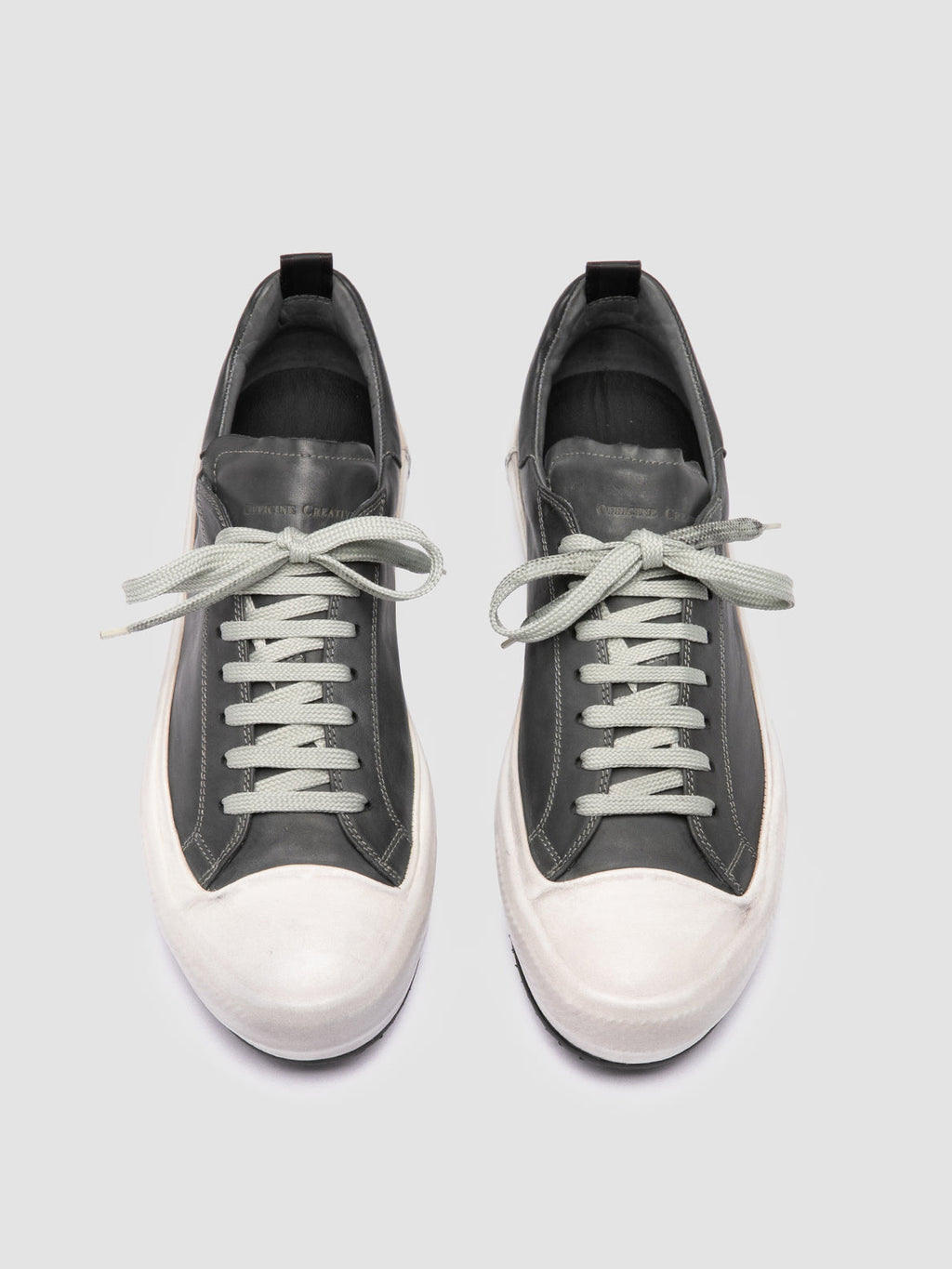 MES DD 001 - Dark Grey Leather  Sneakers - 1