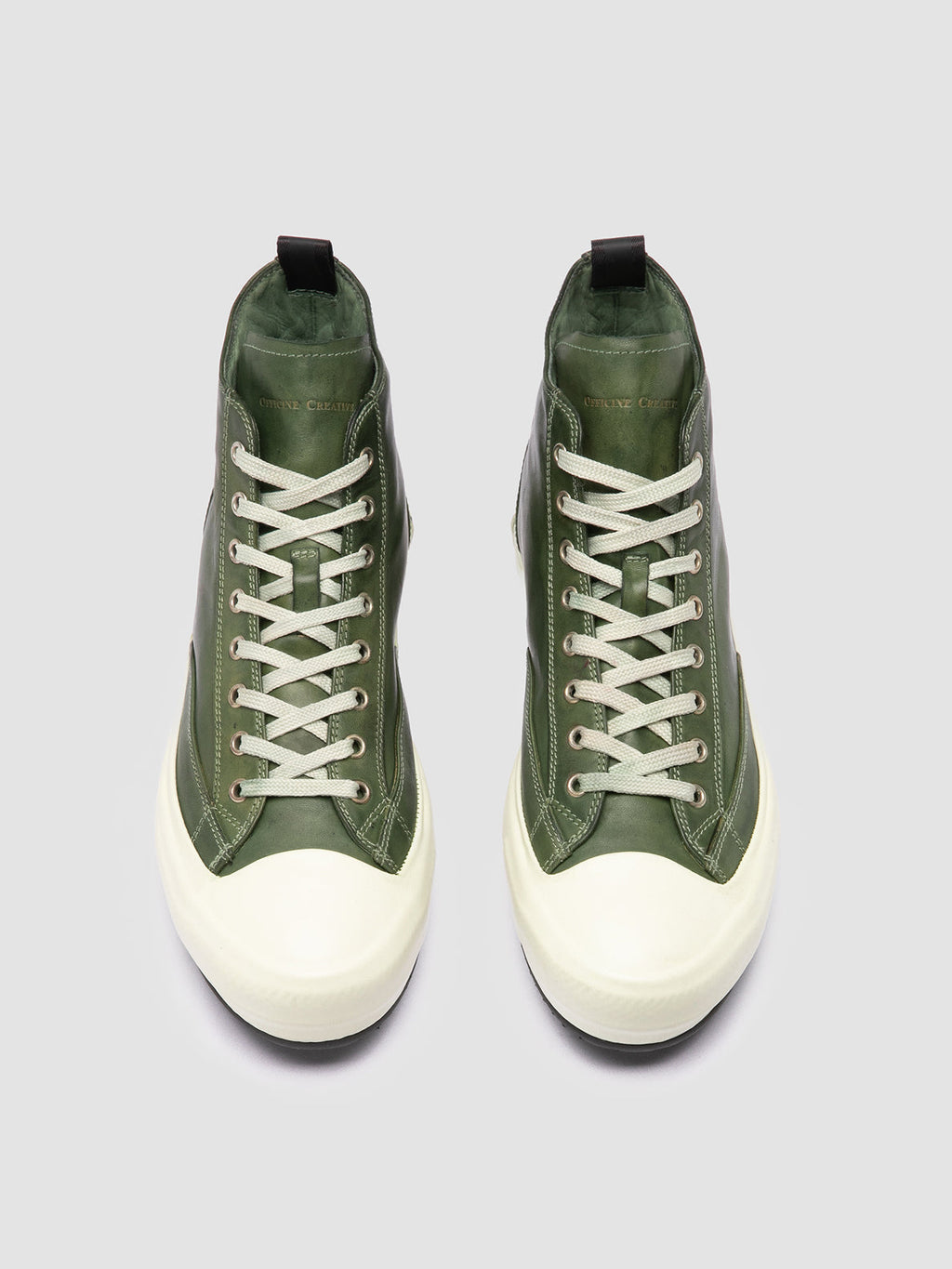 MES DD 002 - Green Leather Sneakers - 1