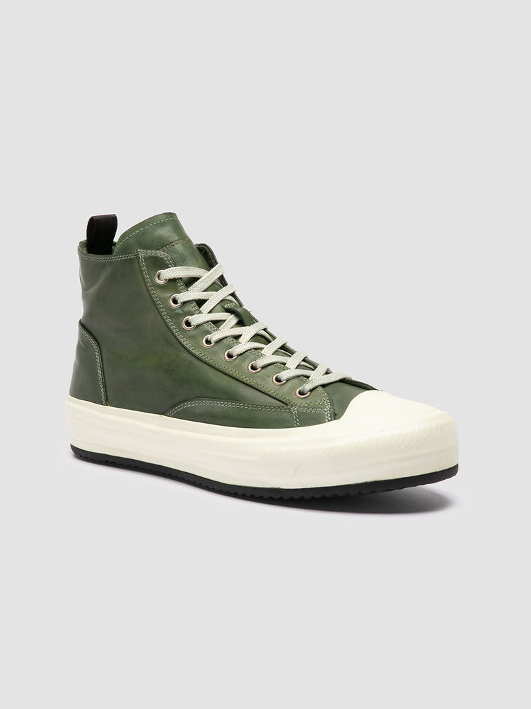 MES DD 002 - Green Leather Sneakers