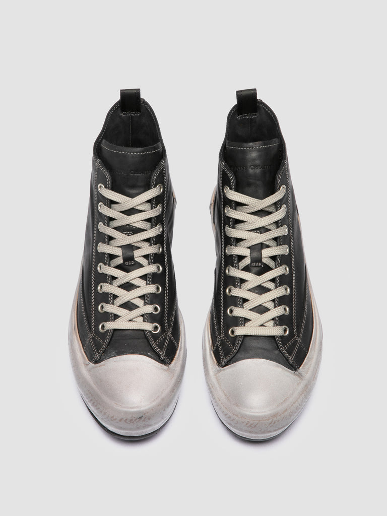 MES DD 002 - Black Leather Sneakers