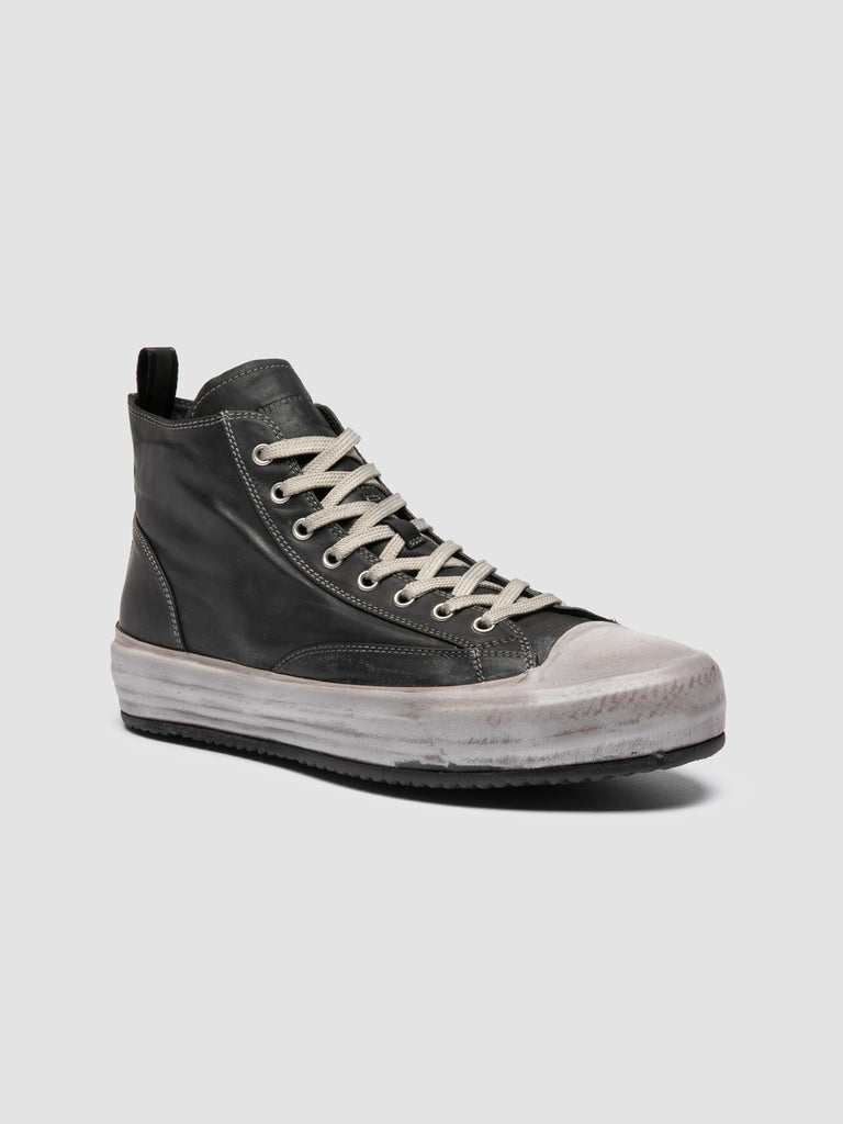 MES DD 002 - Black Leather Sneakers