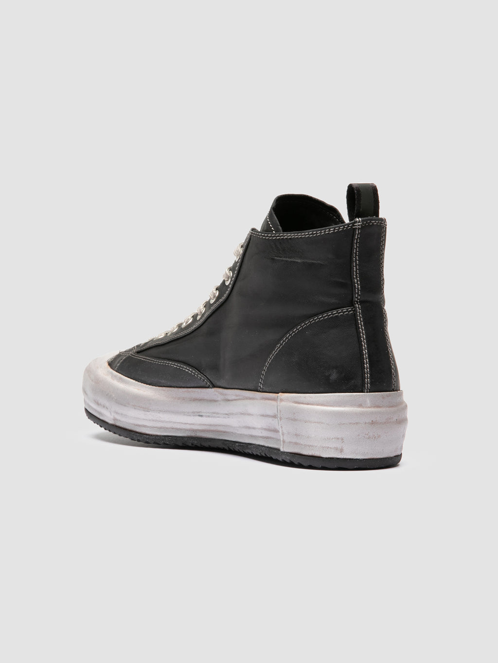 MES DD 002 - Black Leather Sneakers - 3