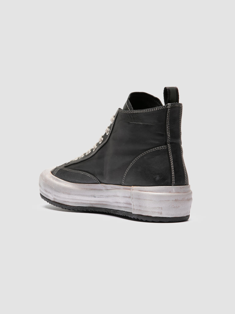 MES DD 002 - Black Leather Sneakers