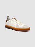 MILITIA 001 - White Leather Low Top Sneakers - 2