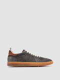 MILITIA 002 - Grey Suede and Leather Low Top Sneakers - 0
