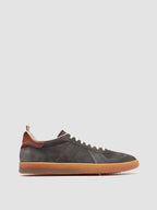 MILITIA 002 - Grey Suede and Leather Low Top Sneakers Officine Creative - 1