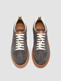 MILITIA 002 - Grey Suede and Leather Low Top Sneakers - 1
