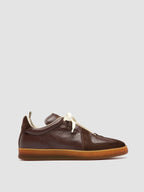 MILITIA 102 - Dark Brown Leather and Suede Sneakers Officine Creative - 1