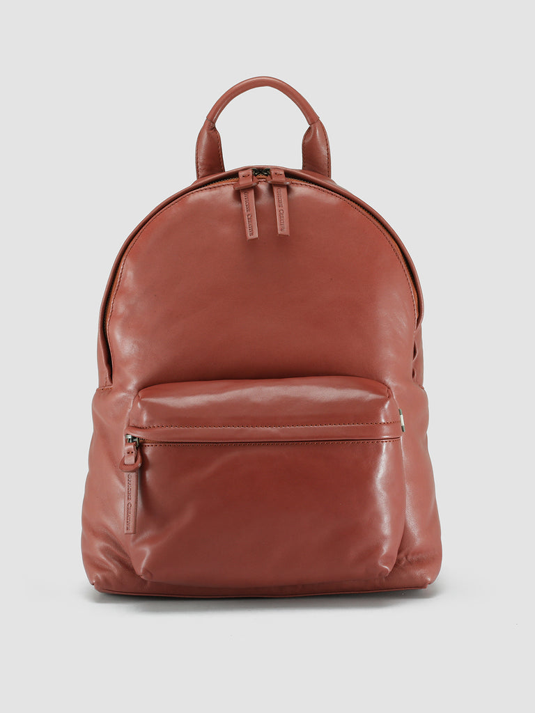 MINI PACK Rust -  Tan Leather Backpack