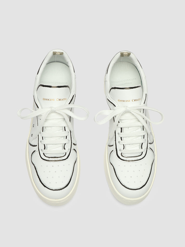 MOWER 110 - White Leather Sneakers