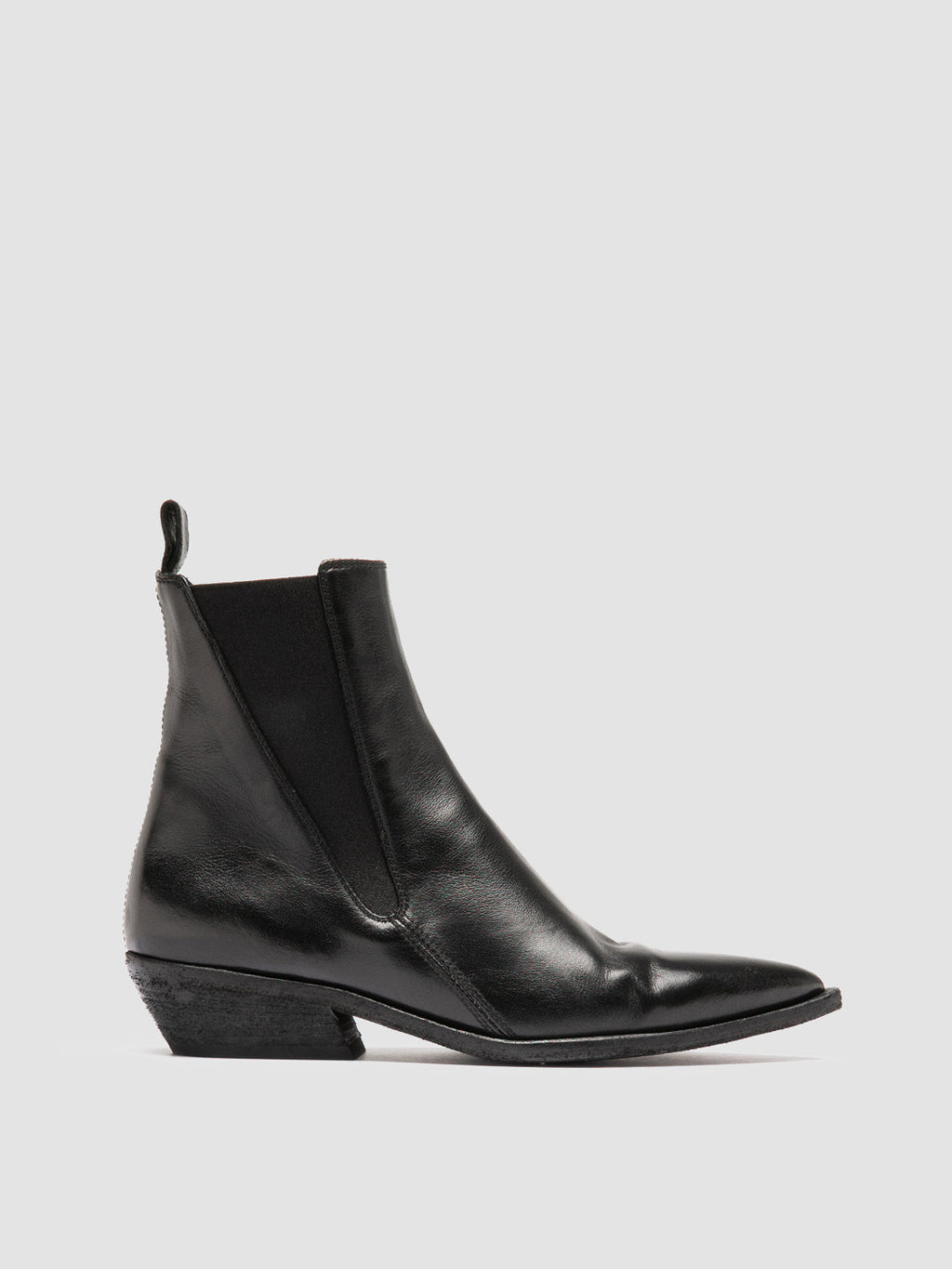 NOELIE DD 101 - Black Leather Chelsea Boots