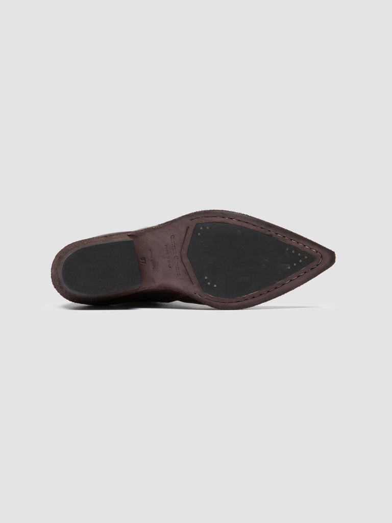 NOELIE DD 101 - burgundy Leather Chelsea Boots