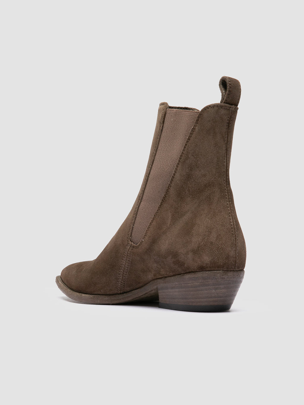 NOELIE DD 101 - Green Suede Chelsea Boots