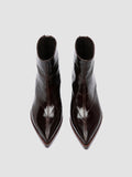 NOELIE DD 109 - Dark Brown Leather Zipped Boots - 1