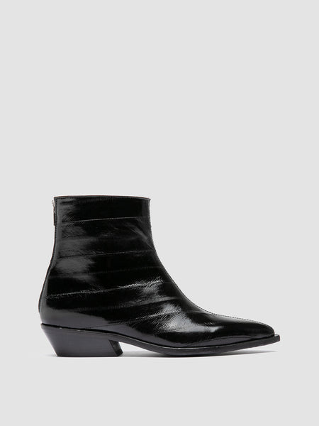 ショートブーツ・ブーティ OFFICINE CREATIVE Ankle boots Womens Black Leather Zipped Boots: NOELIE DD 109 – Officine