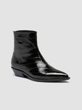 NOELIE DD 109 - Black Leather Zipped Boots - 2
