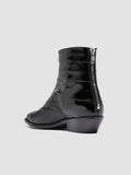 NOELIE DD 109 - Black Leather Zipped Boots - 3