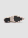 NOELIE DD 109 - White Leather Zipped Boots - 4