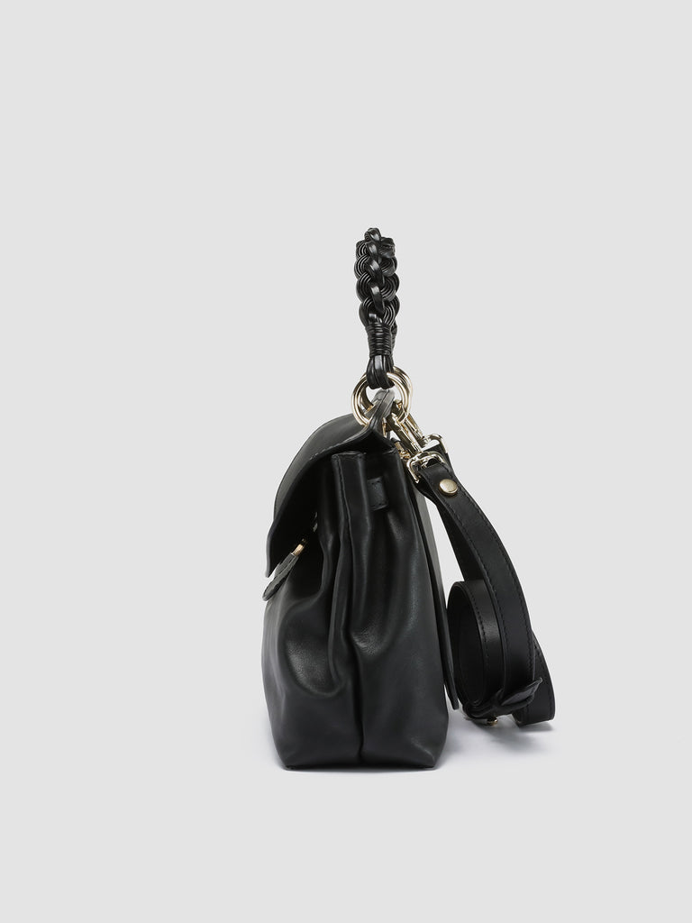 NOLITA WOVEN 201 Nero - Black Nappa Leather Hand bag Officine Creative - 5