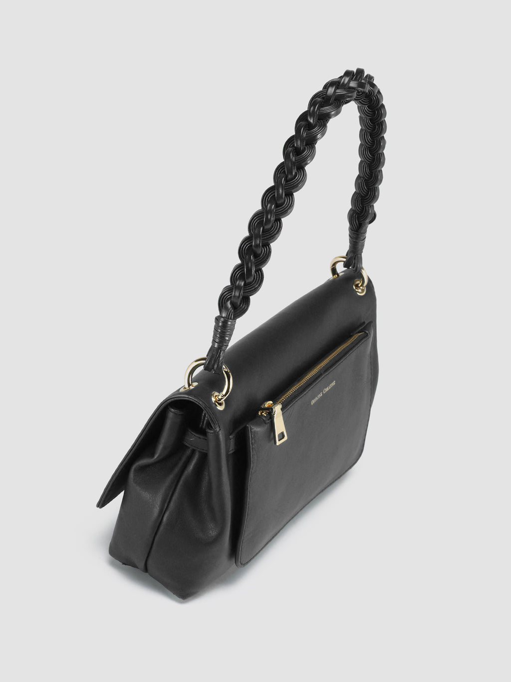 NOLITA 212 - Black Nappa Leather Shoulder Bag  Officine Creative - 8