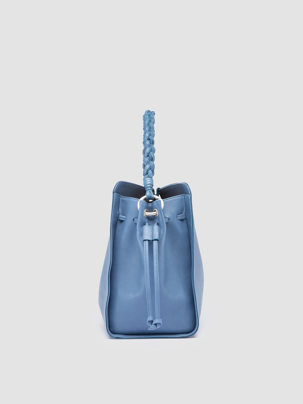 NOLITA WOVEN 231 - Blue Leather Handle Bag