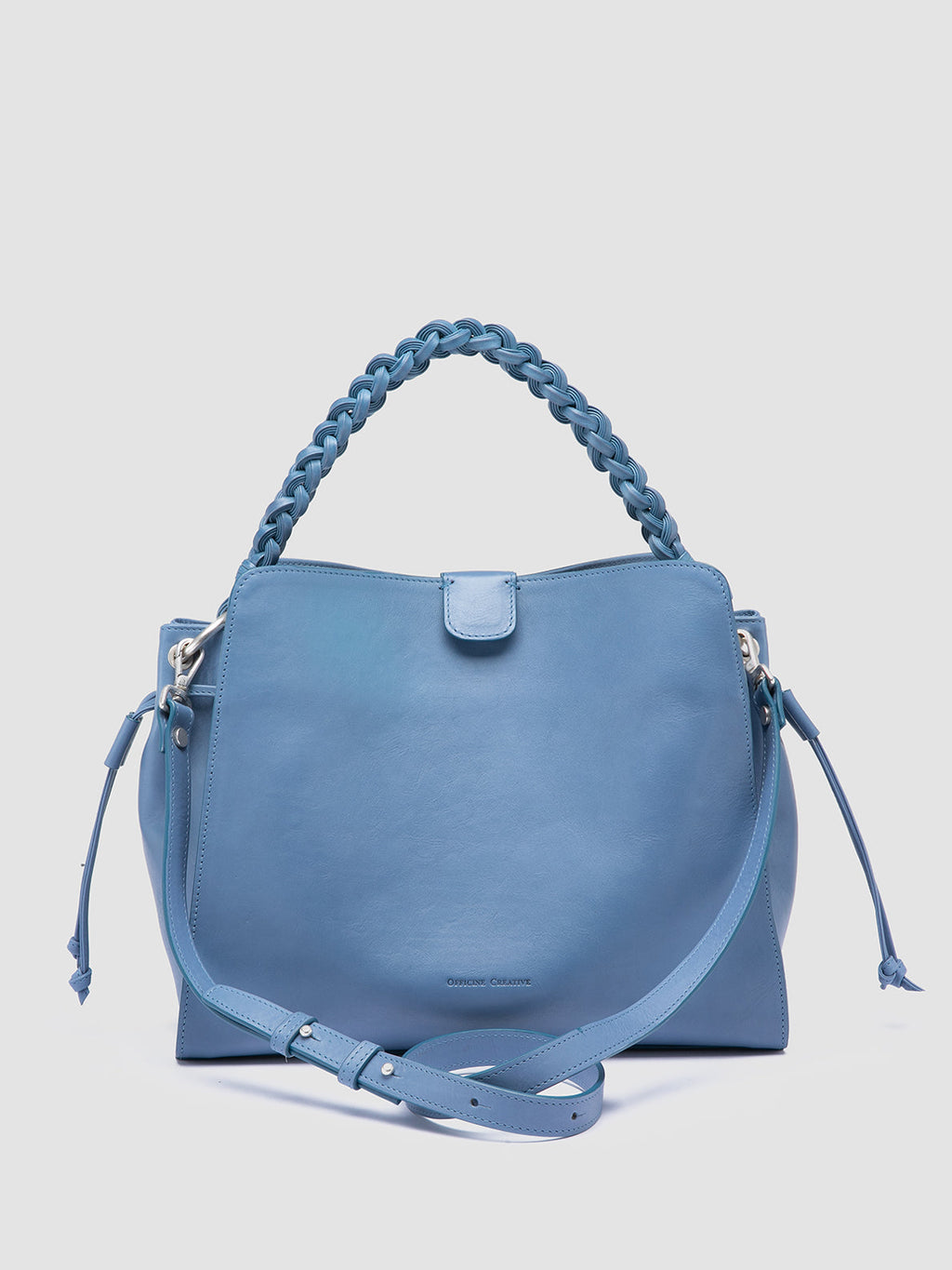 NOLITA WOVEN 231 - Blue Leather Handle Bag