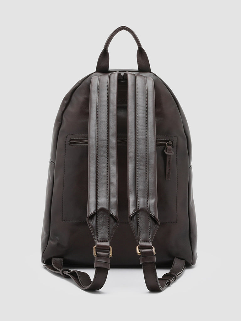 OC PACK Ebony - Brown Leather Backpack Officine Creative - 4