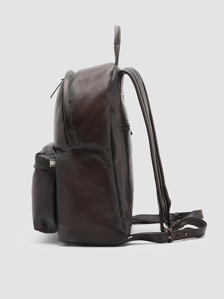 OC PACK Ebony - Brown Leather Backpack Officine Creative - 3