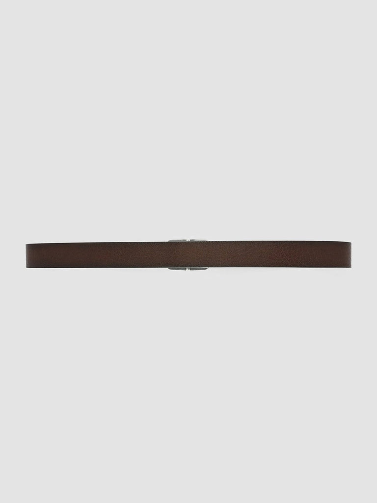 OC STRIP 10 - Dark Brown Leather Belt