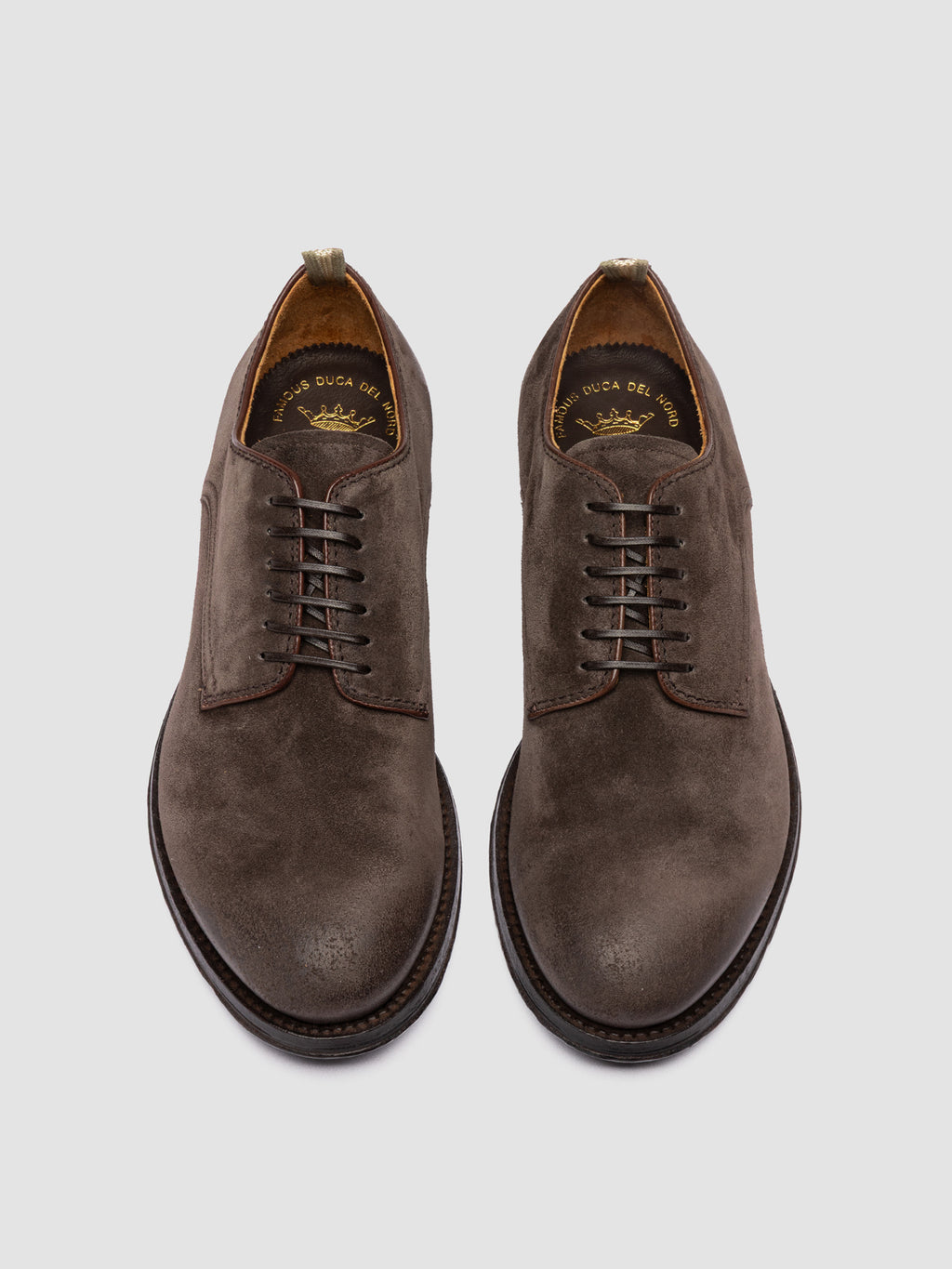 ANATOMIA 012 - Brown Suede Derby Shoes - image 2,side view