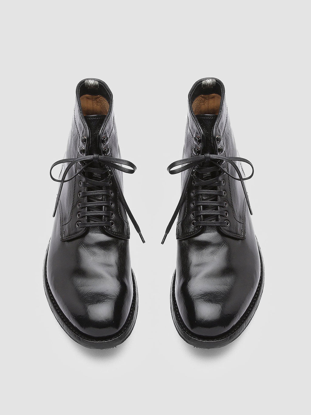 ANATOMIA 013 - Black Leather Ankle Boots - image 2,side view