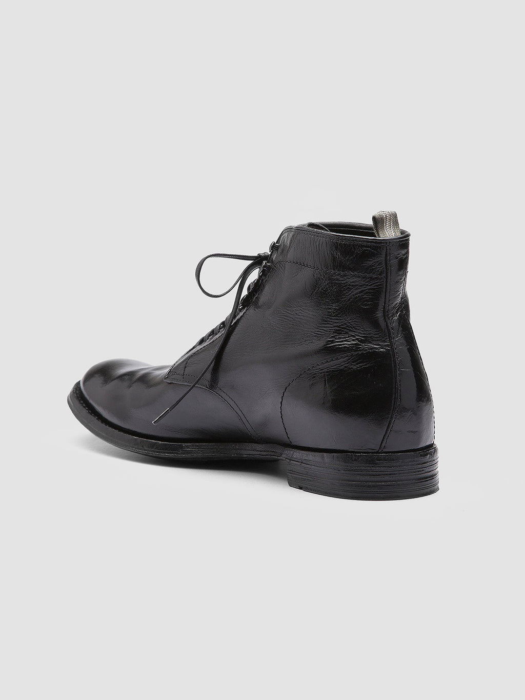 ANATOMIA 013 - Black Leather Ankle Boots - image 4,side view