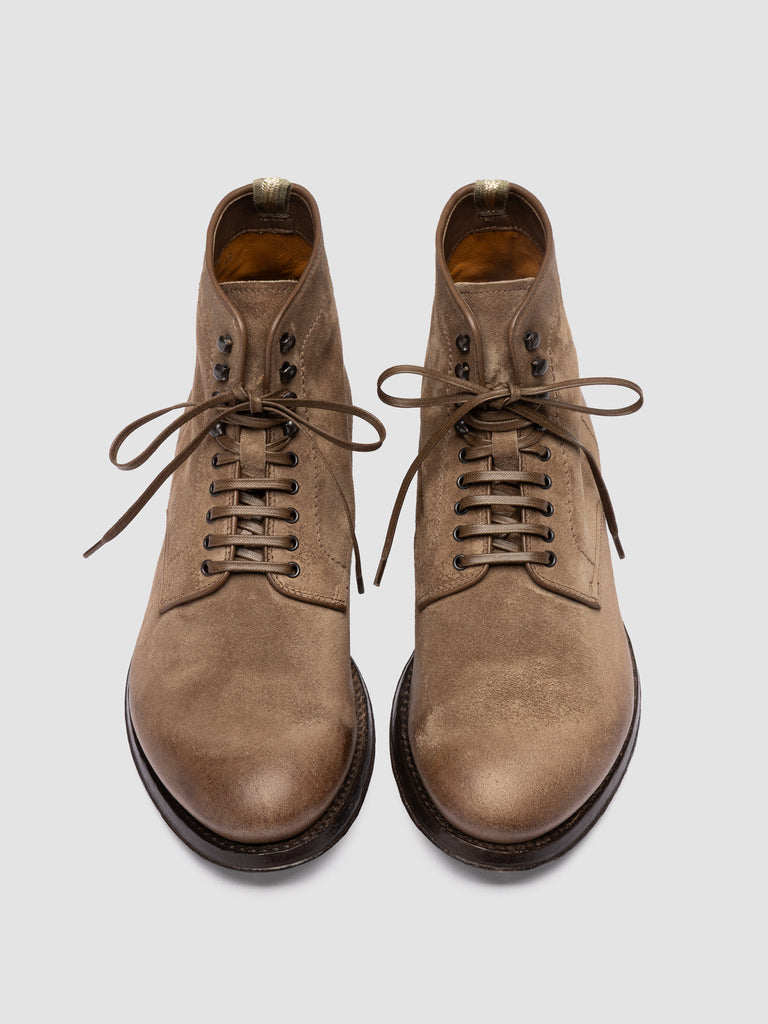 ANATOMIA 013 - Brown Suede Lace Up Boots