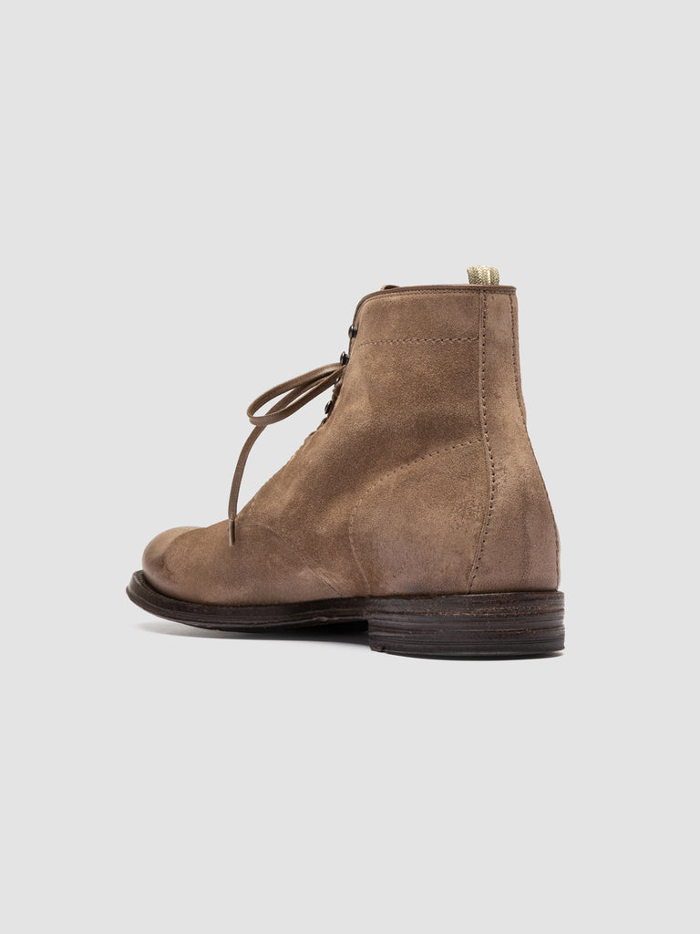 ANATOMIA 013 - Brown Suede Lace Up Boots