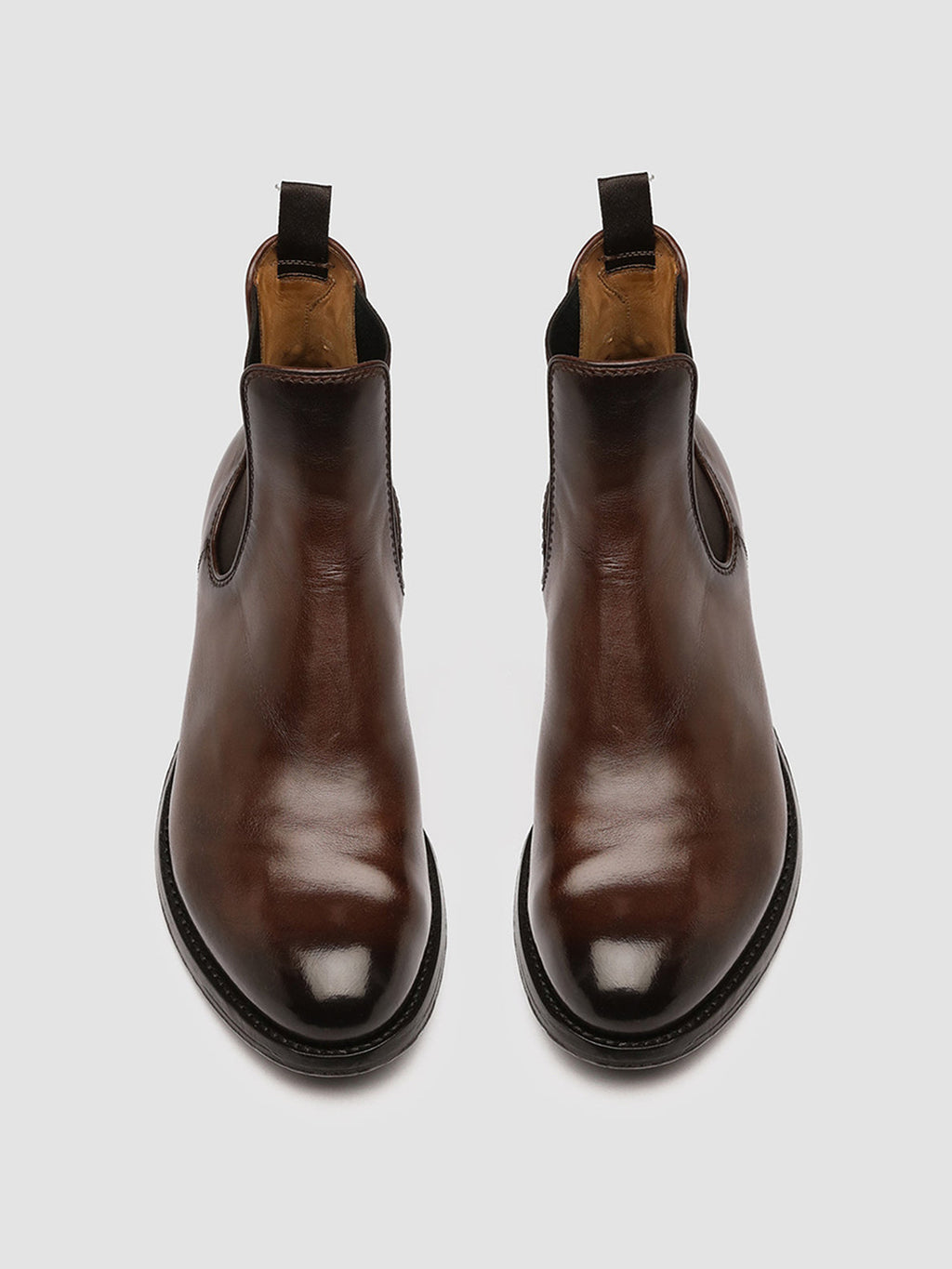 ANATOMIA 083 - Brown Leather Chelsea Boots - image 2,side view