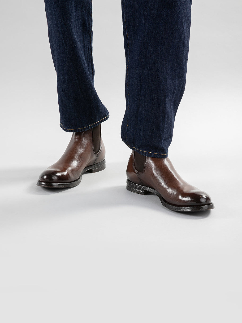 ANATOMIA 083 - Brown Leather Chelsea Boots - image 6,side view