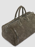 ARMOR 01 - Brown Wowen Suede Weekender - thumb image 2,side view