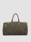 ARMOR 01 - Brown Wowen Suede Weekender - thumb image 3,side view