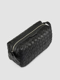 ARMOR 014 - Black Woven Leather Pouch - thumb image 2,side view
