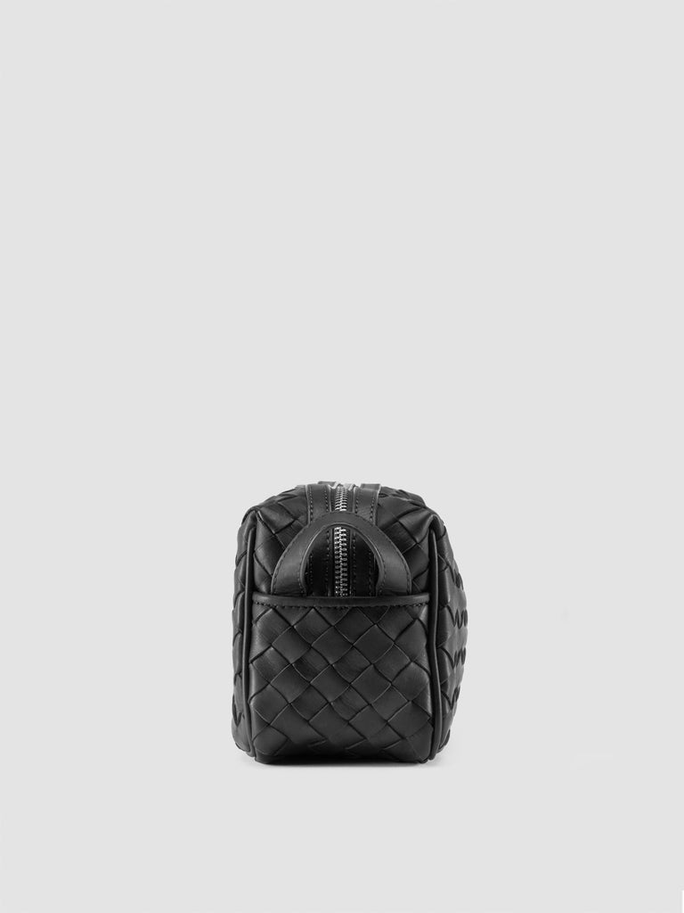 ARMOR 014 - Black Woven Leather Pouch
