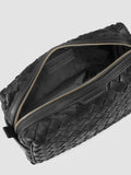 ARMOR 014 - Black Woven Leather Pouch - thumb image 6,side view