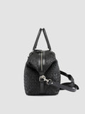 ARMOR 019 - Black Leather Travel Bag - thumb image 6,side view