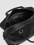 ARMOR 019 - Black Leather Travel Bag - thumb image 7,side view