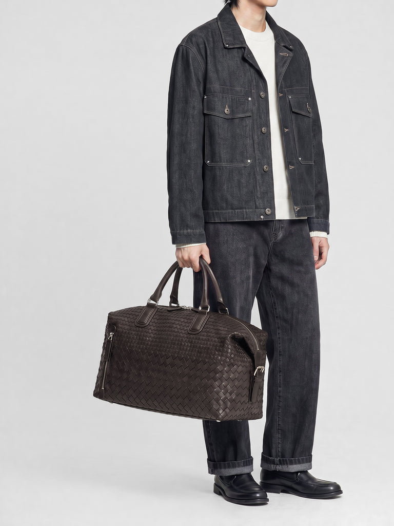ARMOR 019 - Brown Leather Travel Bag